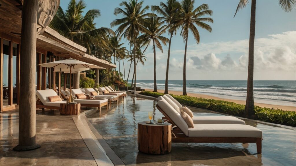 luxury beach hotel in Sri Lanka