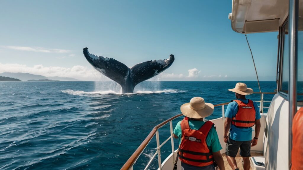 Whale watching in Mirissa